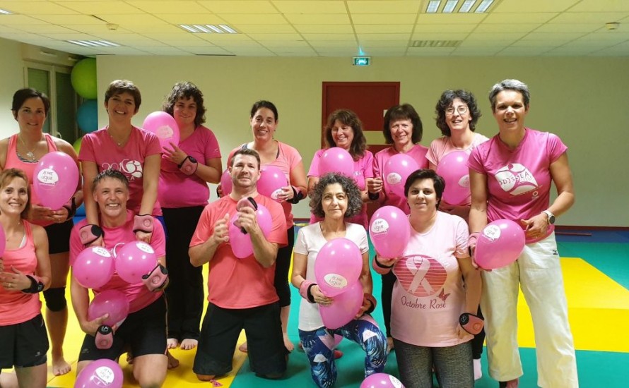 Le taïso se mobilise pour Octobre Rose